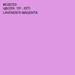 #E097E3 - Lavender Magenta Color Image
