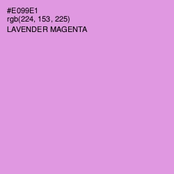 #E099E1 - Lavender Magenta Color Image