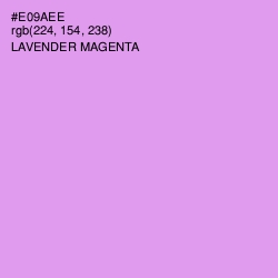 #E09AEE - Lavender Magenta Color Image