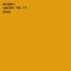 #E09B11 - Dixie Color Image