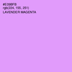 #E09BFB - Lavender Magenta Color Image