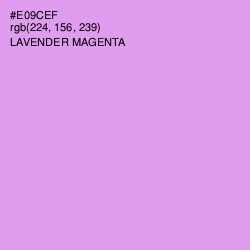 #E09CEF - Lavender Magenta Color Image