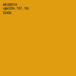 #E09D10 - Dixie Color Image