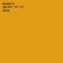 #E09D15 - Dixie Color Image