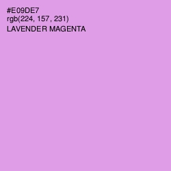 #E09DE7 - Lavender Magenta Color Image