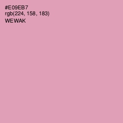 #E09EB7 - Wewak Color Image