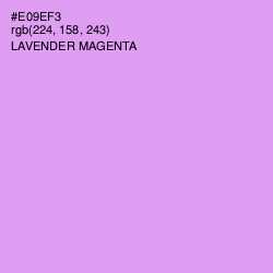 #E09EF3 - Lavender Magenta Color Image