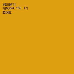 #E09F11 - Dixie Color Image