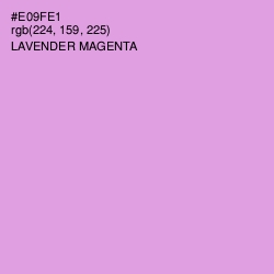 #E09FE1 - Lavender Magenta Color Image