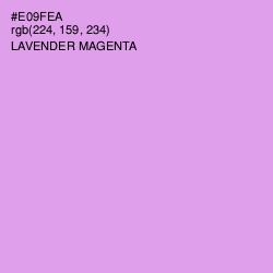 #E09FEA - Lavender Magenta Color Image