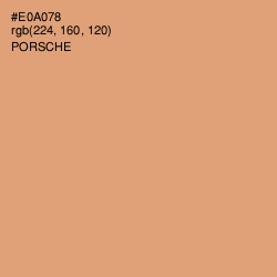 #E0A078 - Porsche Color Image