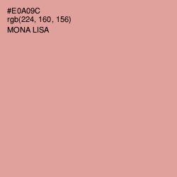 #E0A09C - Mona Lisa Color Image