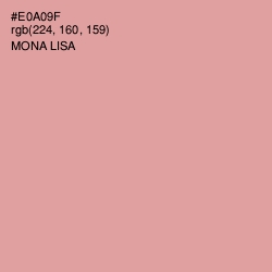 #E0A09F - Mona Lisa Color Image