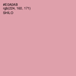 #E0A0AB - Shilo Color Image