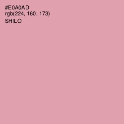 #E0A0AD - Shilo Color Image