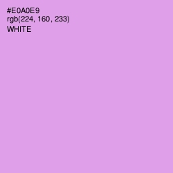 #E0A0E9 - Mauve Color Image