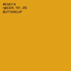 #E0A119 - Buttercup Color Image