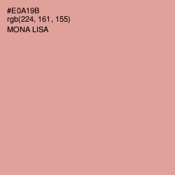 #E0A19B - Mona Lisa Color Image