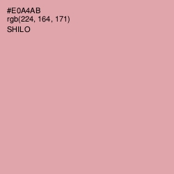 #E0A4AB - Shilo Color Image