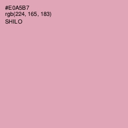 #E0A5B7 - Shilo Color Image