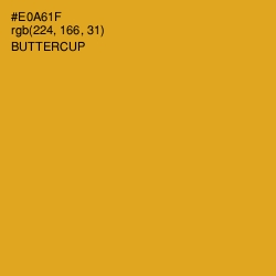 #E0A61F - Buttercup Color Image