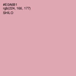 #E0A6B1 - Shilo Color Image