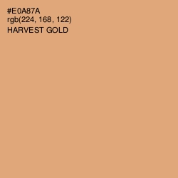 #E0A87A - Harvest Gold Color Image