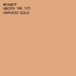 #E0A87F - Harvest Gold Color Image