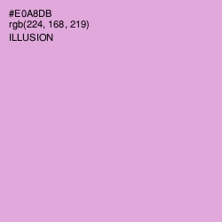 #E0A8DB - Illusion Color Image