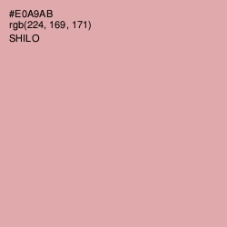 #E0A9AB - Shilo Color Image