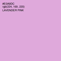 #E0A9DC - Lavender Pink Color Image