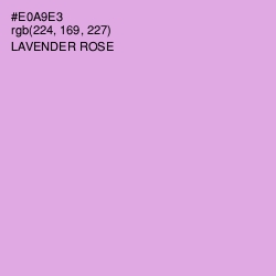 #E0A9E3 - Lavender Rose Color Image