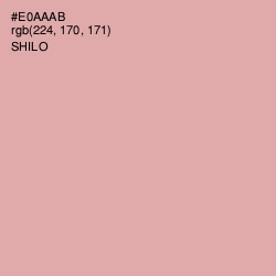 #E0AAAB - Shilo Color Image