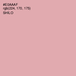 #E0AAAF - Shilo Color Image