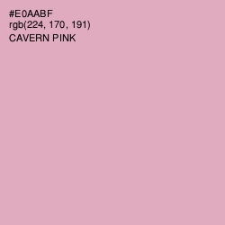 #E0AABF - Cavern Pink Color Image
