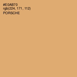 #E0AB70 - Porsche Color Image