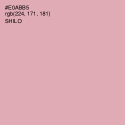 #E0ABB5 - Shilo Color Image