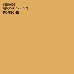 #E0AC61 - Porsche Color Image