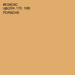 #E0AC6C - Porsche Color Image
