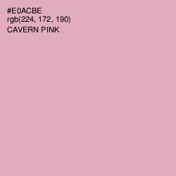 #E0ACBE - Cavern Pink Color Image