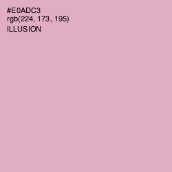 #E0ADC3 - Illusion Color Image