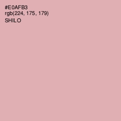 #E0AFB3 - Shilo Color Image