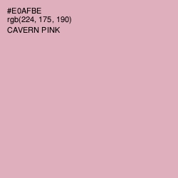 #E0AFBE - Cavern Pink Color Image