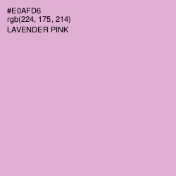 #E0AFD6 - Lavender Pink Color Image