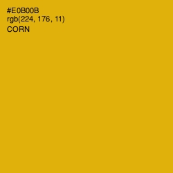 #E0B00B - Corn Color Image