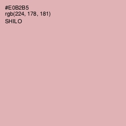 #E0B2B5 - Shilo Color Image