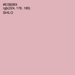 #E0B2B9 - Shilo Color Image