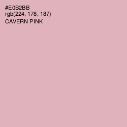 #E0B2BB - Cavern Pink Color Image