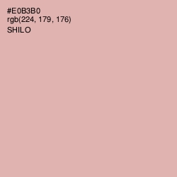 #E0B3B0 - Shilo Color Image