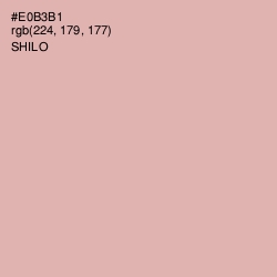 #E0B3B1 - Shilo Color Image